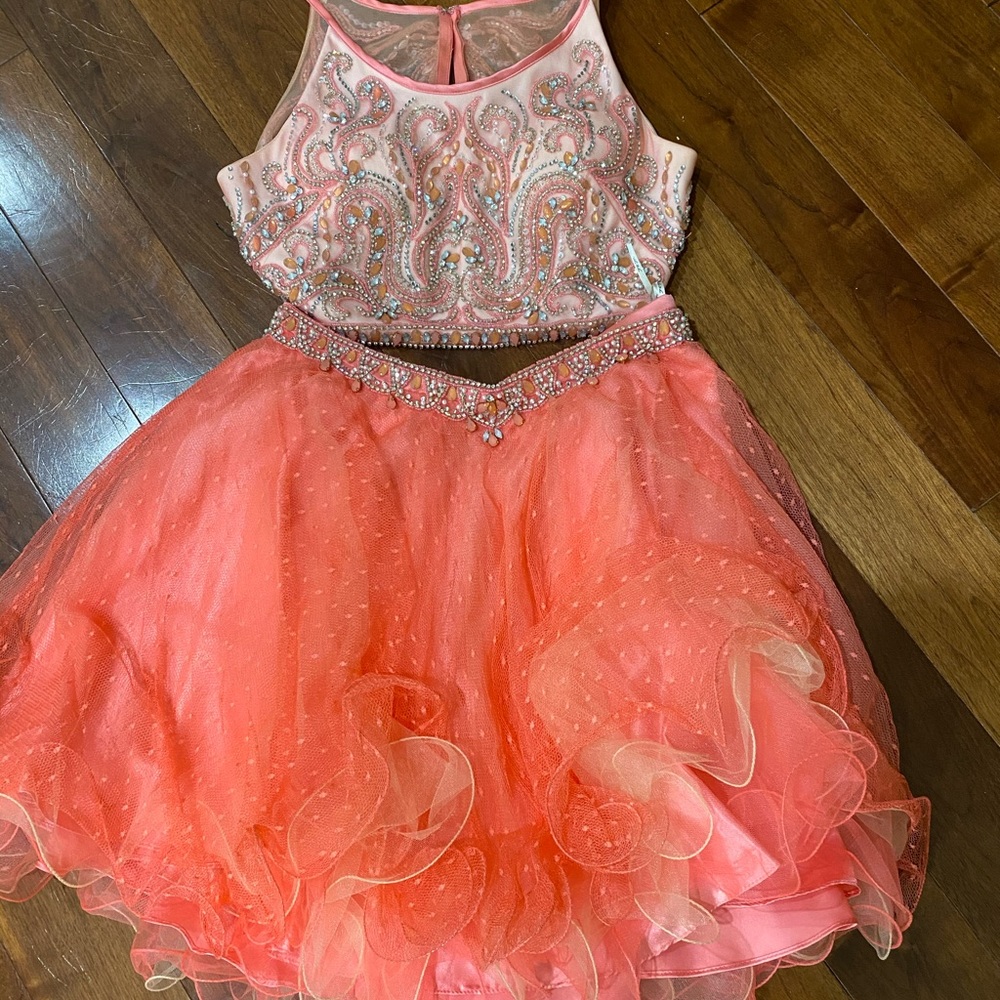 Two-piece homecoming dress